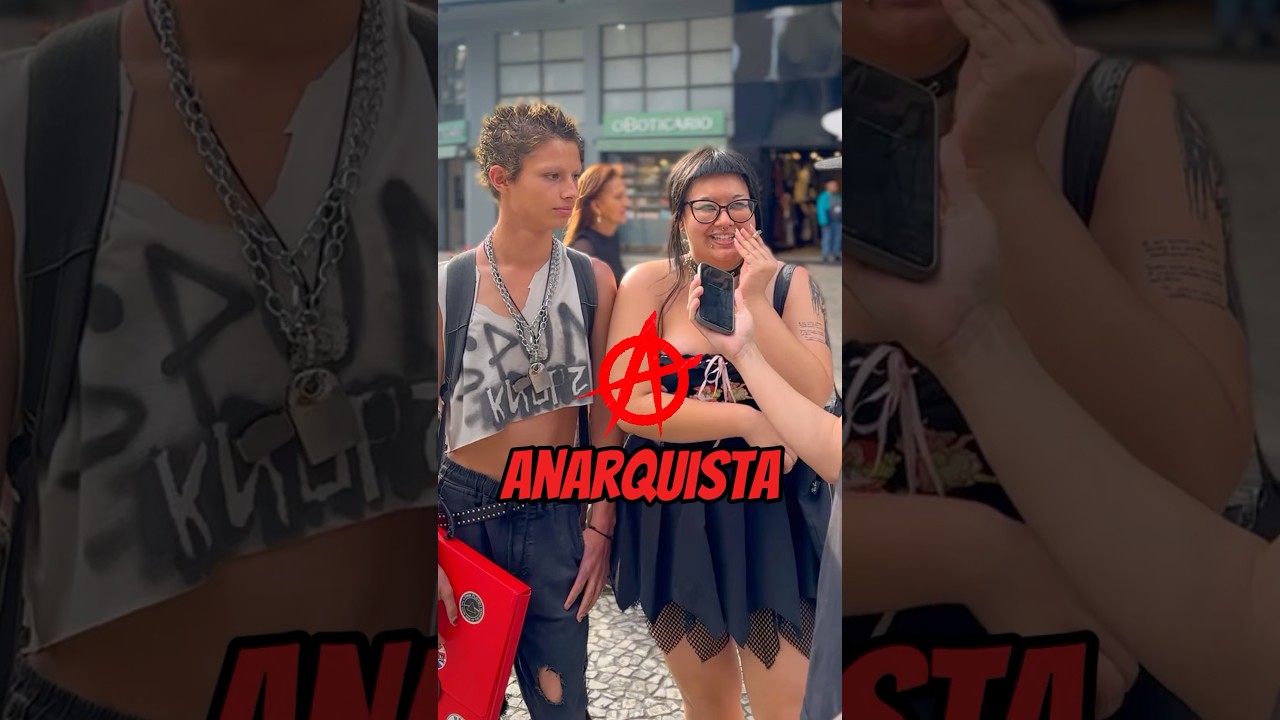 Qual sua opini&atilde;o sobre o ANARQUISMO? 🔴 #politica #anarquia #entrevista #viral #sistema