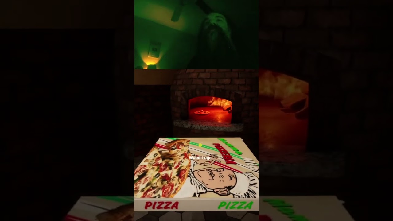 Aris gets scared by a pizza oven 💀 #shorts