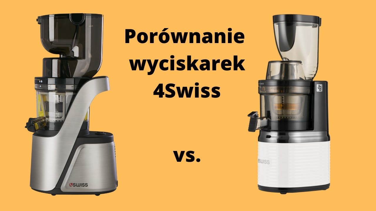 Porównanie WYCISKAREK wolnoobrotowych - 4Swiss Swan BM 105 vs. BM 202 x JJ