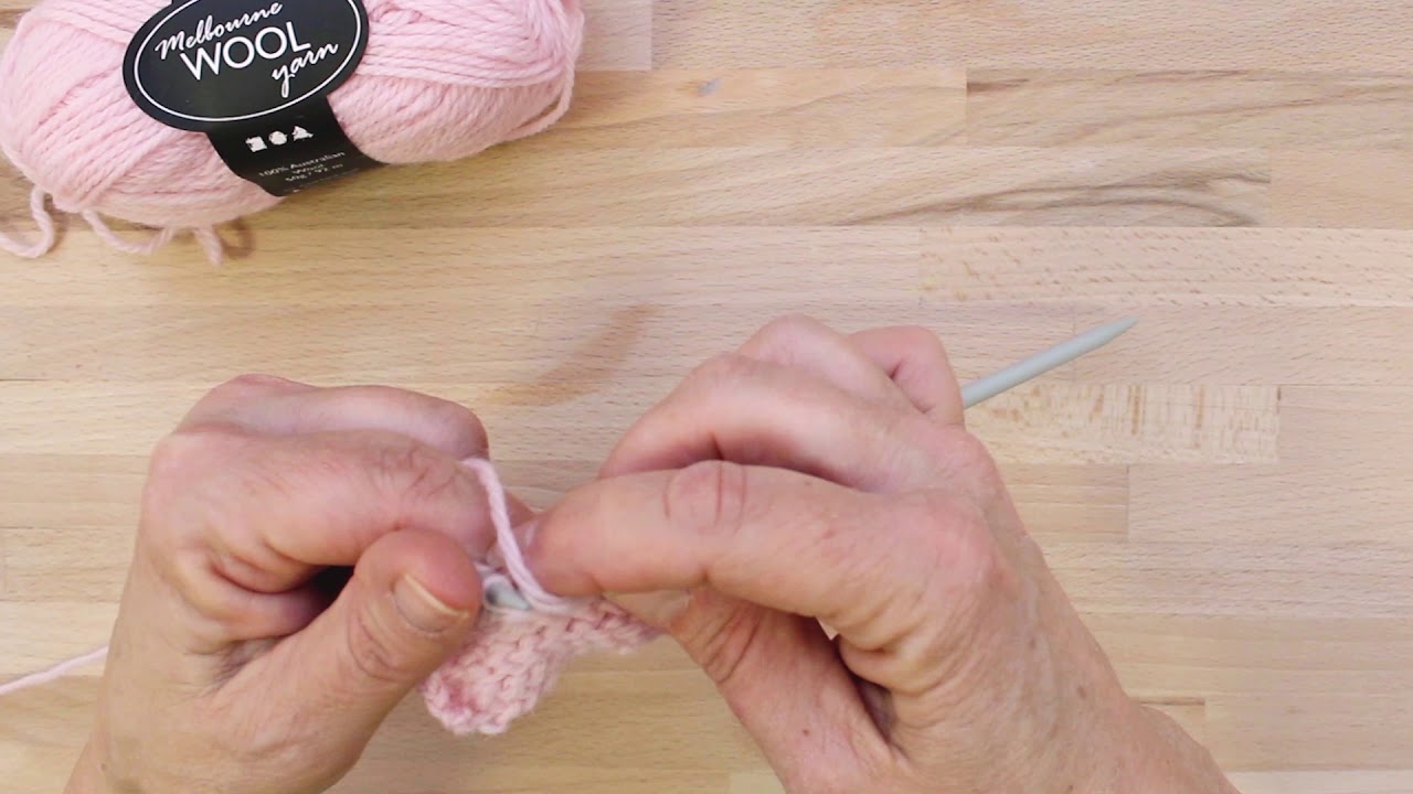 How to purl a Stitch through the Back Loop
