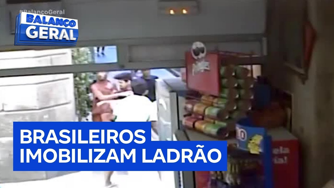 Irmãos brasileiros viram heróis na Europa após capturar ladrão que tinha roubado turista na rua