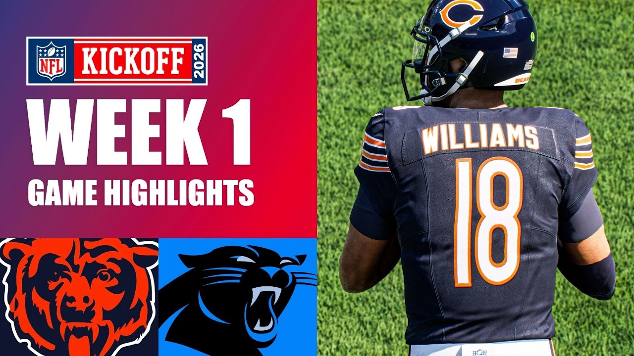 Bears vs. Panthers Week 1 - Madden 27 Simulation Highlights