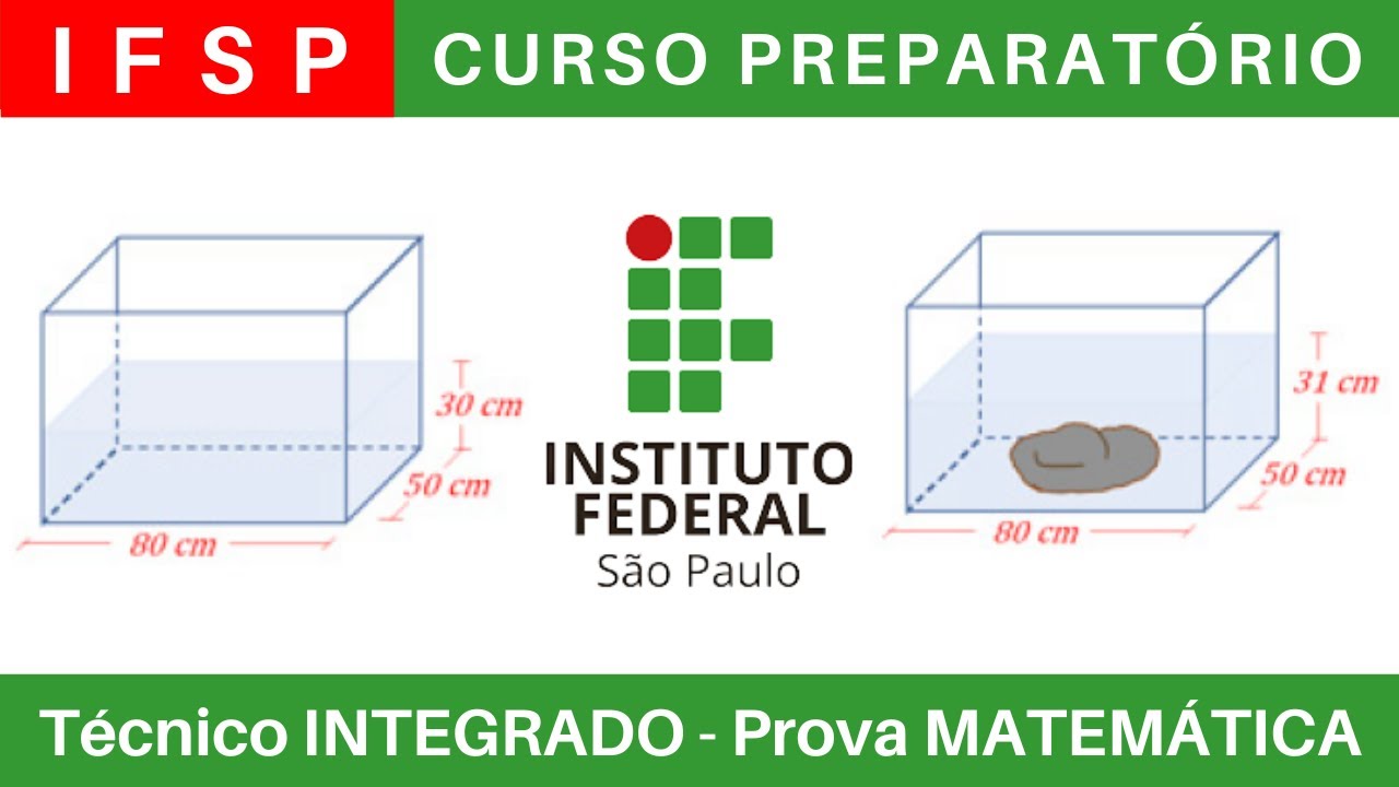 IFSP 🔴 Curso Preparatório 2025/2026 de MATEMÁTICA #IFSP Técnico Integrado ao Ensino Médio @BoraIF