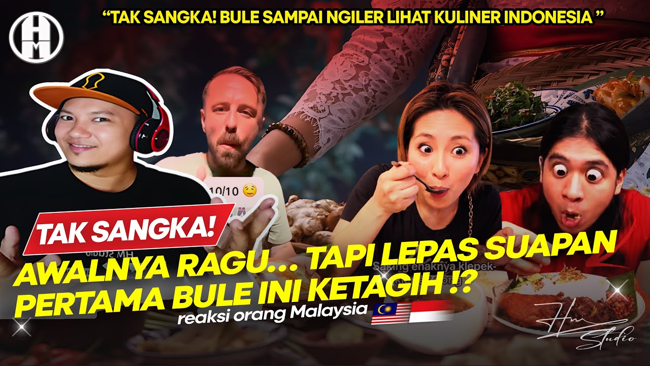 🇮🇩 Awalnya Ragu… Tapi Lepas Suapan Pertama Bule Ini Ketagih 🤤🇮🇩 | 🇲🇾 Reaction