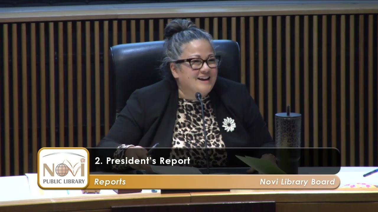 Novi Public Library Board of Trustees Meeting February 12, 2026