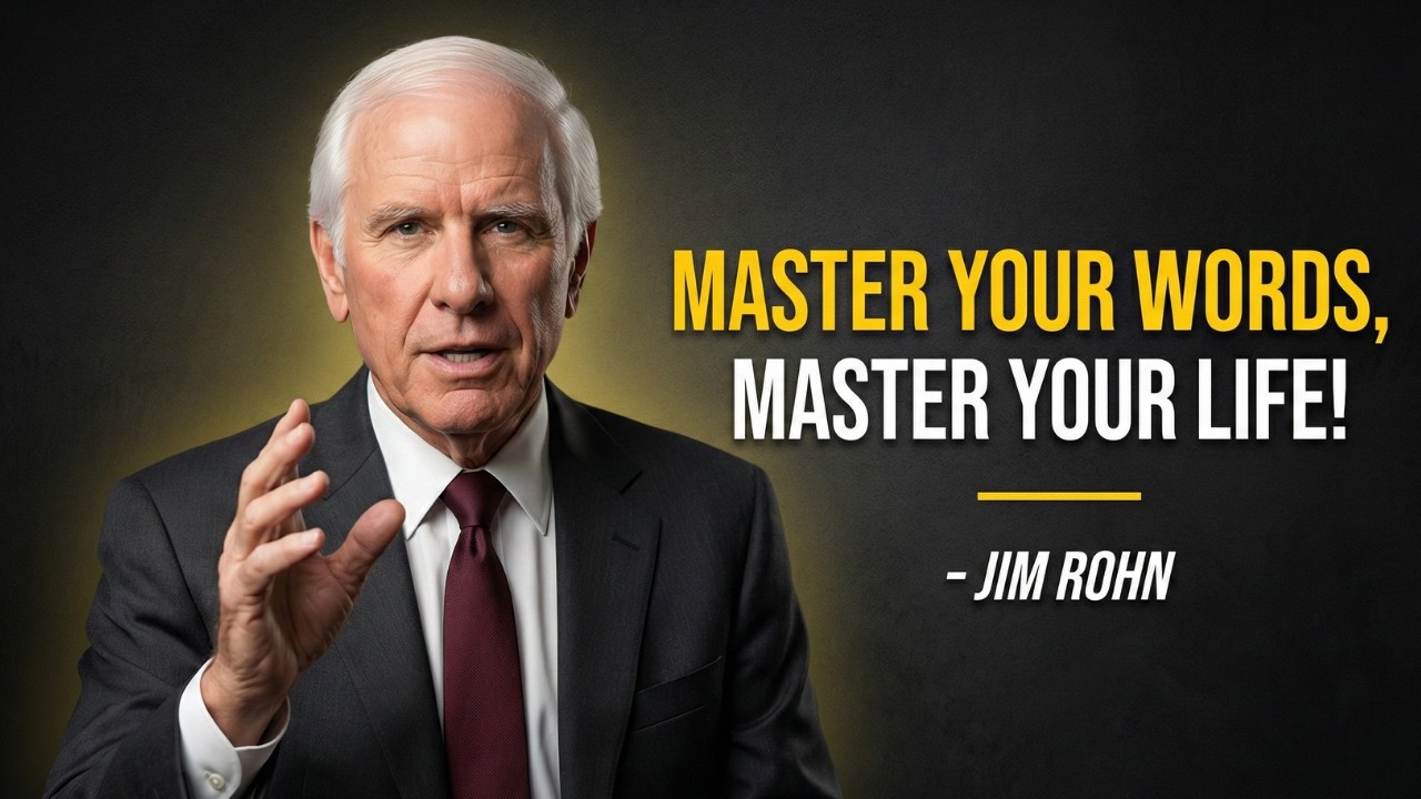 MASTER YOUR WORDS, MASTER YOUR LIFE | Jim Rohn Powerful Motivation