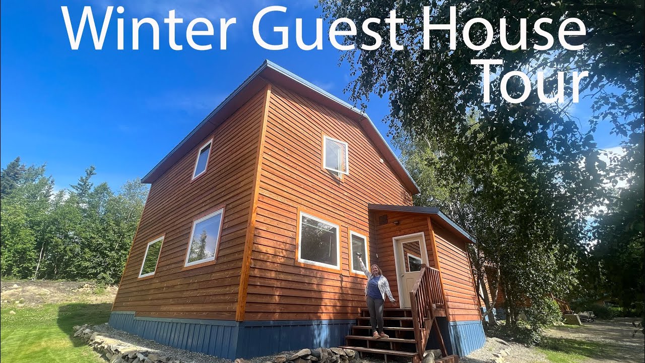 Winter Guest House Tour at Lake Clark Resort