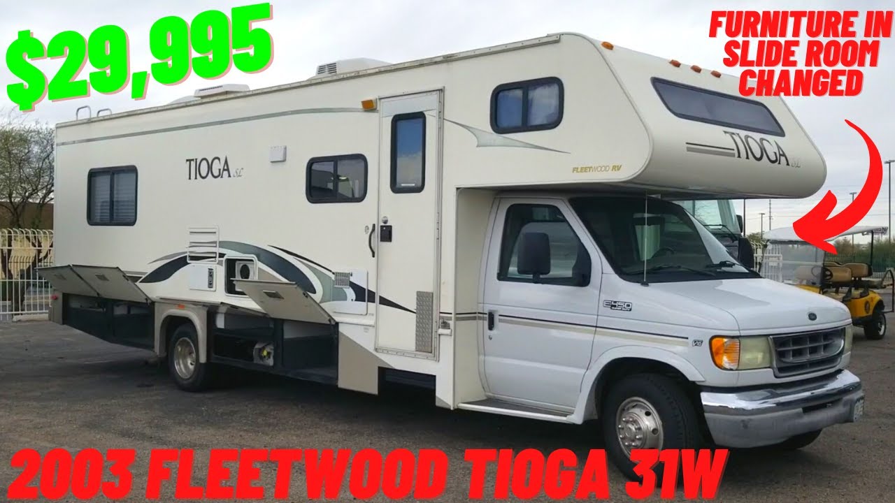 2003 Fleetwood Tioga 31W Video Walkthrough! 31' Class C With 1 Slide for $29,995! SOLD!