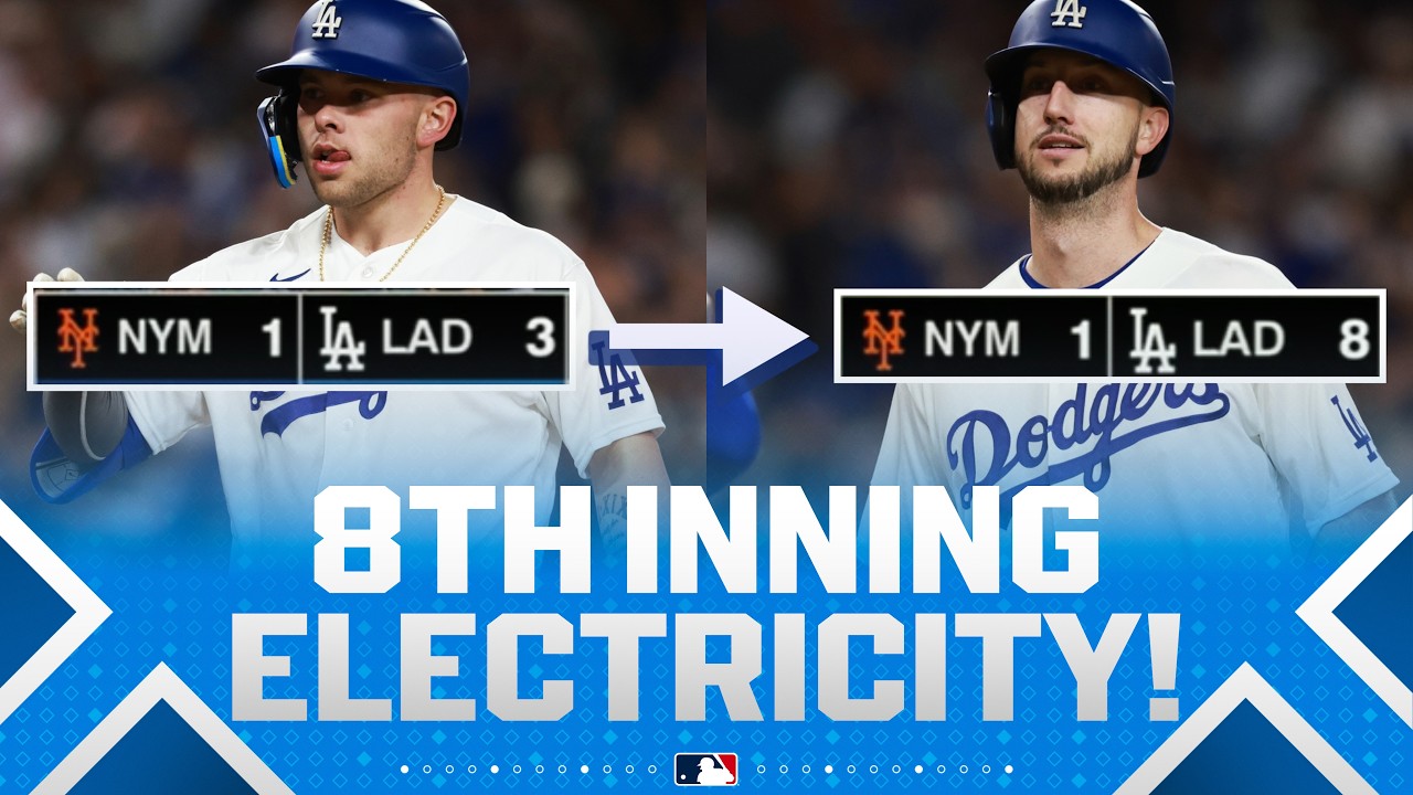 FULL INNING: Dodgers BREAK IT OPEN in the 8th inning! (Dalton Rushing GRAND SLAM, Kyle Tucker HR!)