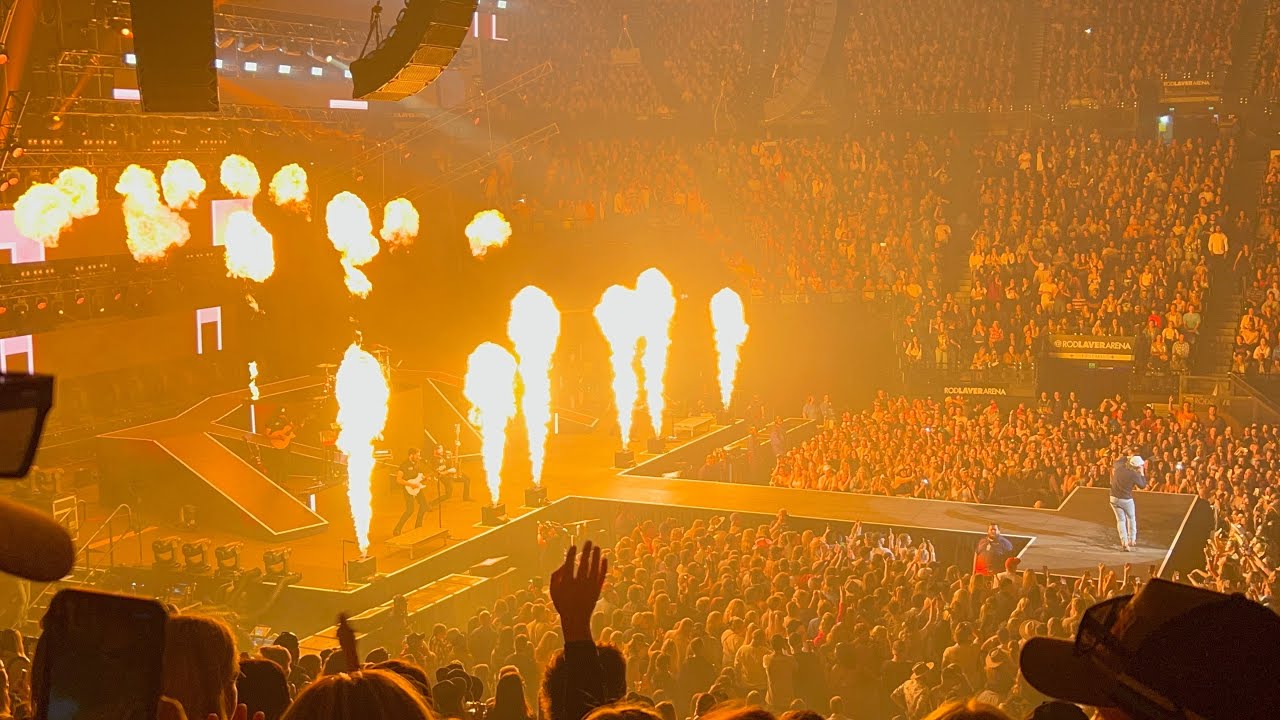 Morgan Wallen, Hardy, Ernest, Bailey Zimmerman Live at Rod Laver Arena Melbourne ￼25th of March 2023