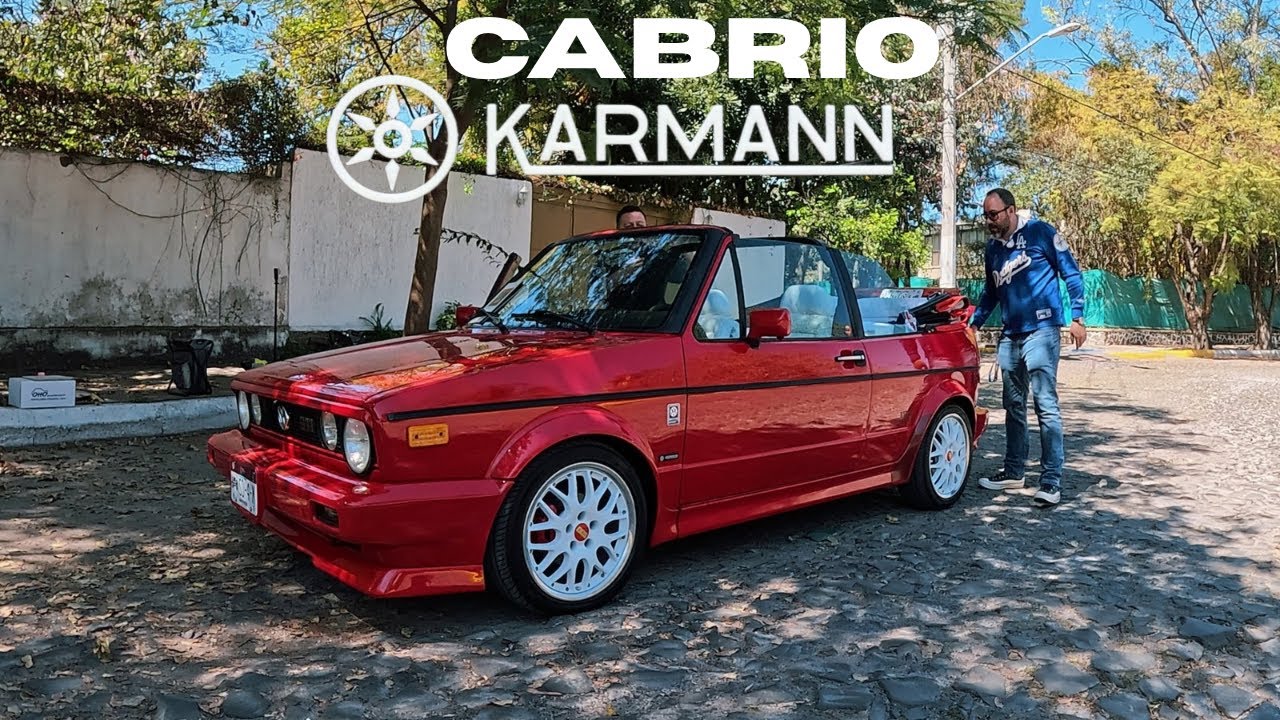 RED & WHITE GOLF CABRIOLET Mk1 | KARMANN | KAMEI | BBS | RECARO | 4K