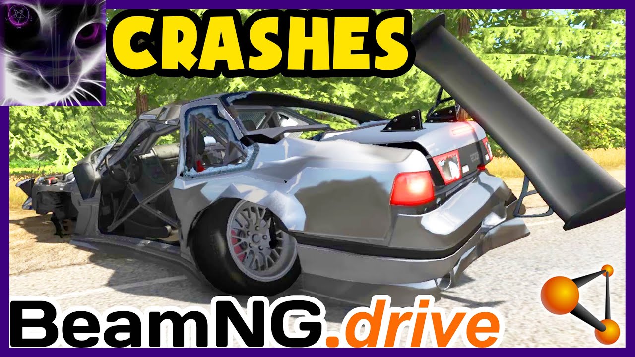 BeamNG drive - Ibishu 200BX Crash Testing & Accidents [2015]