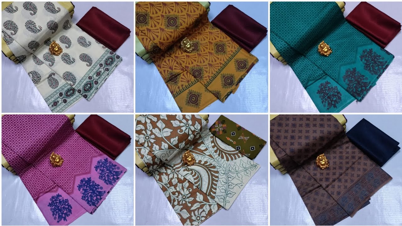 Papaya Soft Cotton Sarees..# pure Cotton Sarees..More Details Contact us WhatsApp No 9486418996