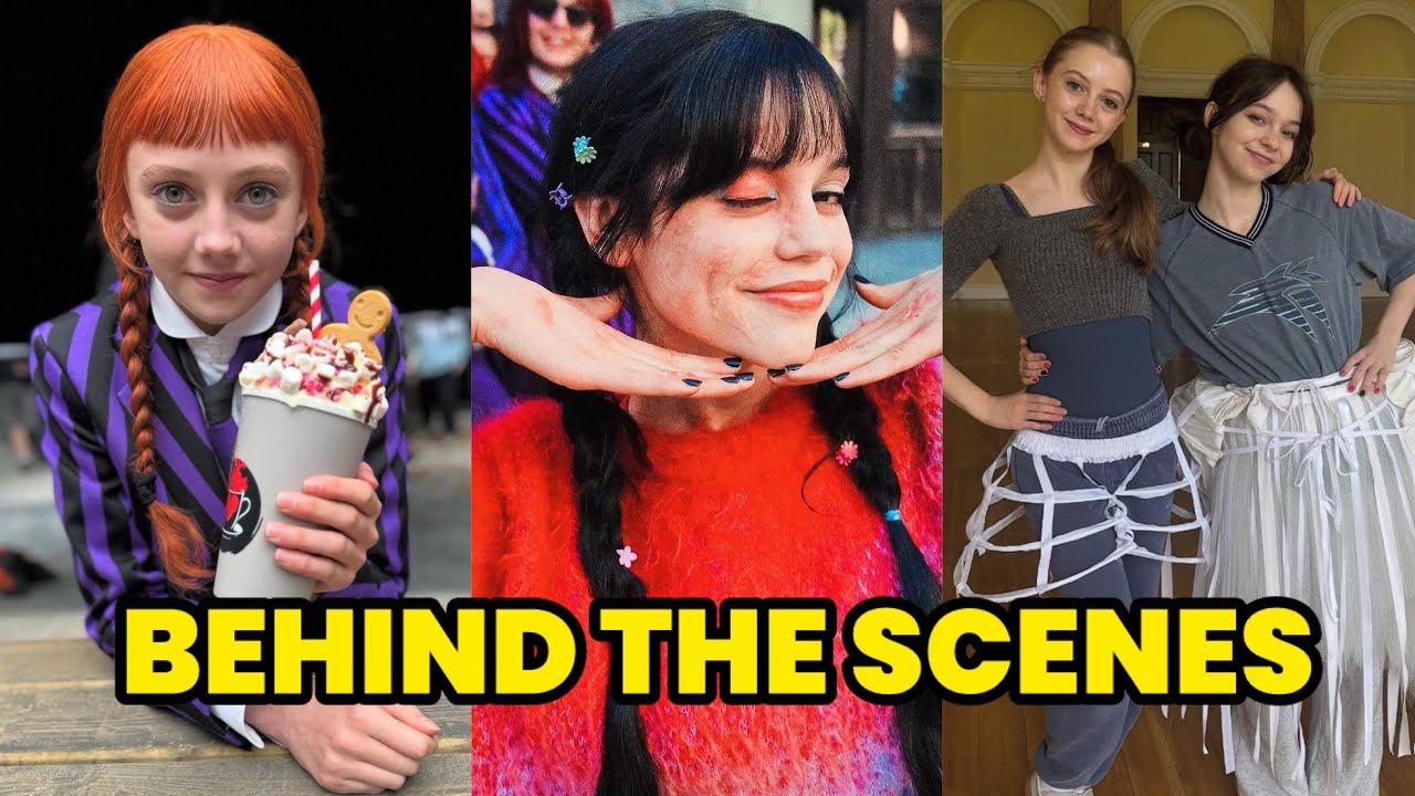 WEDNESDAY season 2, p2: Best behind the scenes and bloopers .