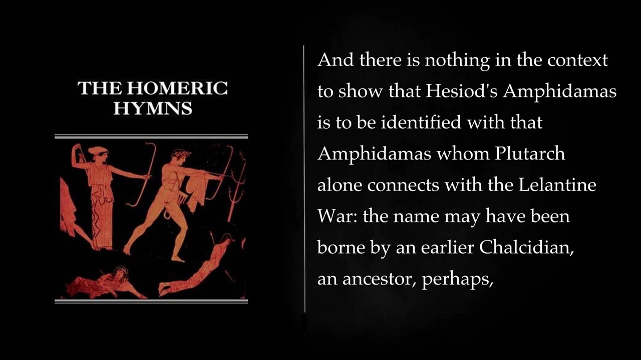 Hesiod, The Homeric Hymns, and Homerica by Homer and Hesiod. Audiobook, full length