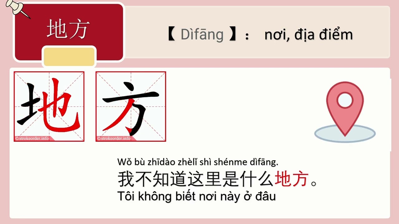Học tiếng Trung cùng TBT// Tổng hợp từ vựng HSK 1 - Sơ cấp
