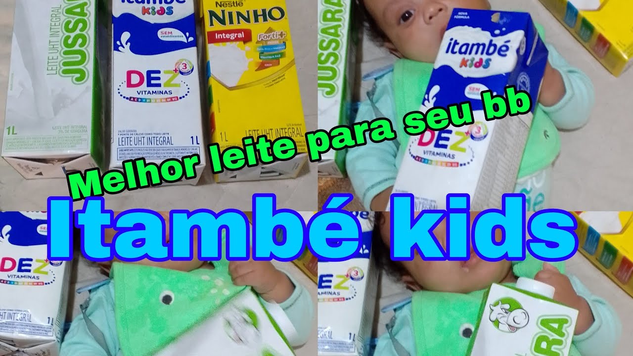 Melhor leite de caixinha para seu bb Itambé kids
