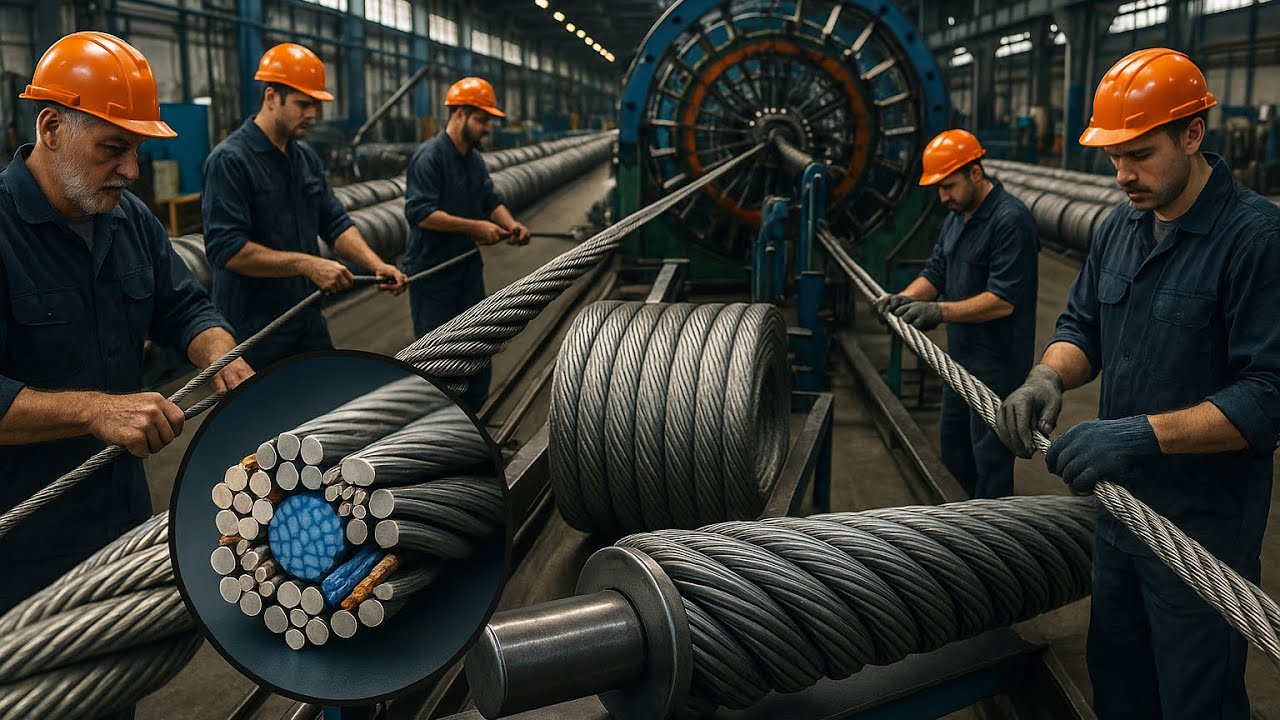 Cables de acero de miles de metros: cómo se producen sin defectos