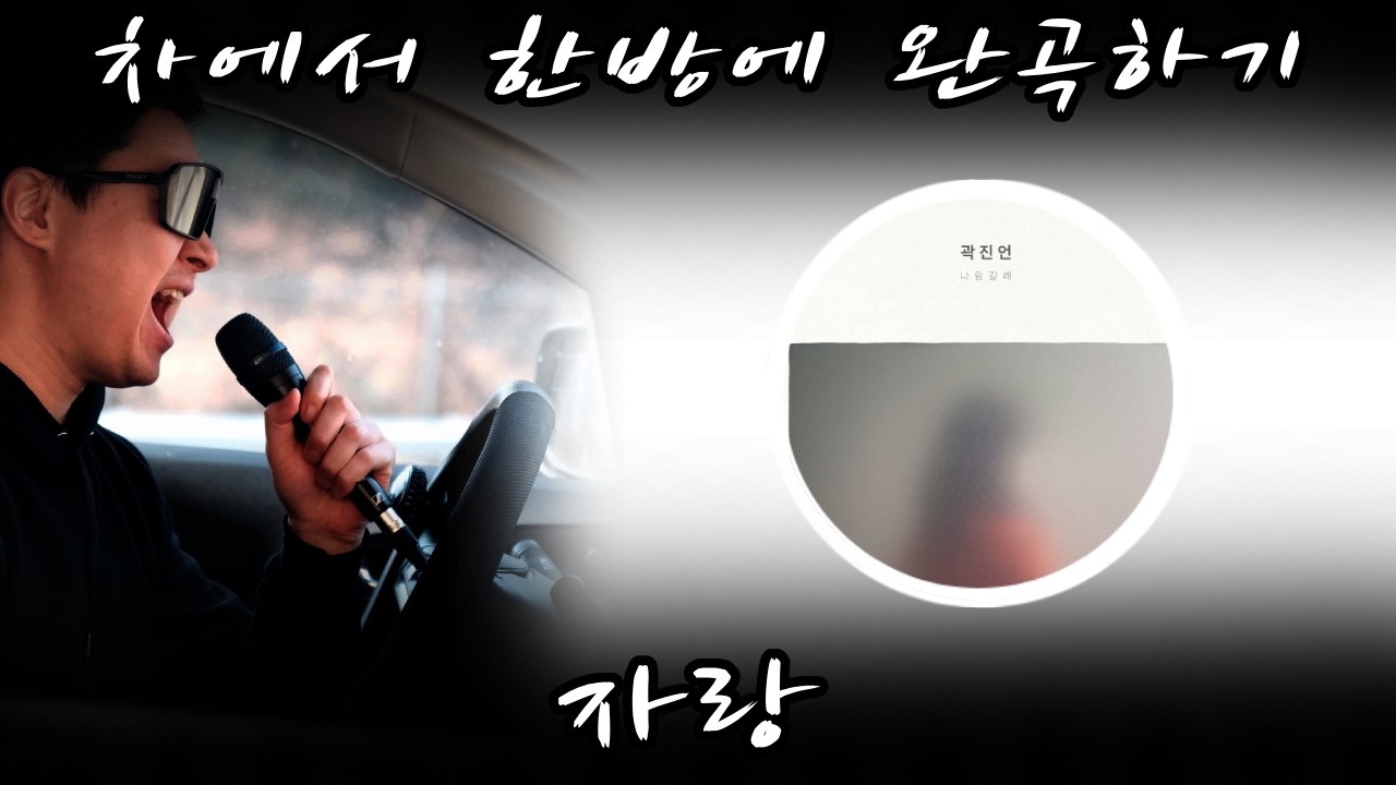 곽진언 - 자랑 (보컬 원테이크 커버 / 10s k-pop ballad one-take vocal cover in the car)