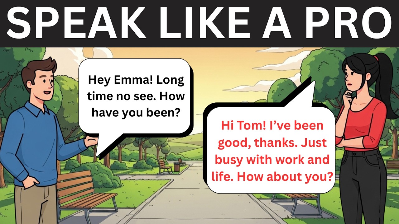 English Conversation Practice (How to Flow Like a Pro in an English Conversation) | English Practice