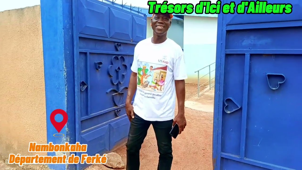 J'ai visité un village de Sénoufo Niaraforo Nambonkaha 