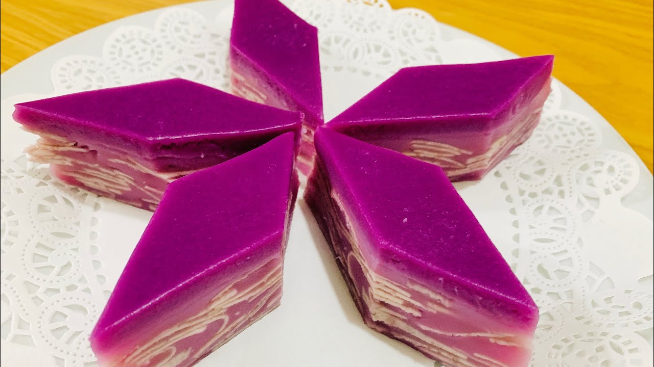 Cách làm bánh khoai môn nước cốt dừa vừa ngon vừa đẹp mắt/ Duy Tân FOOD