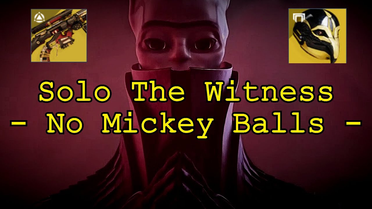 Solo The Witness without Mickey Balls: Destiny 2 Episode Heresy