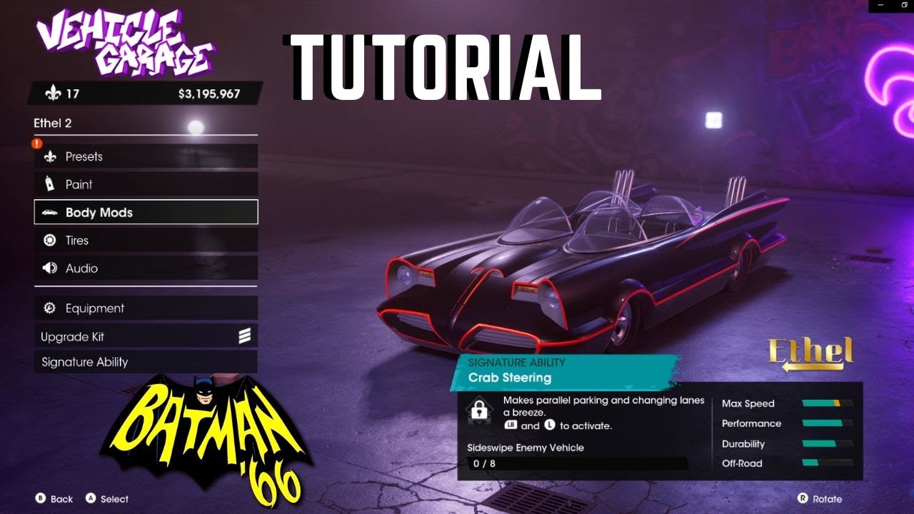Saints Row | 1966 Batmobile Build Tutorial!