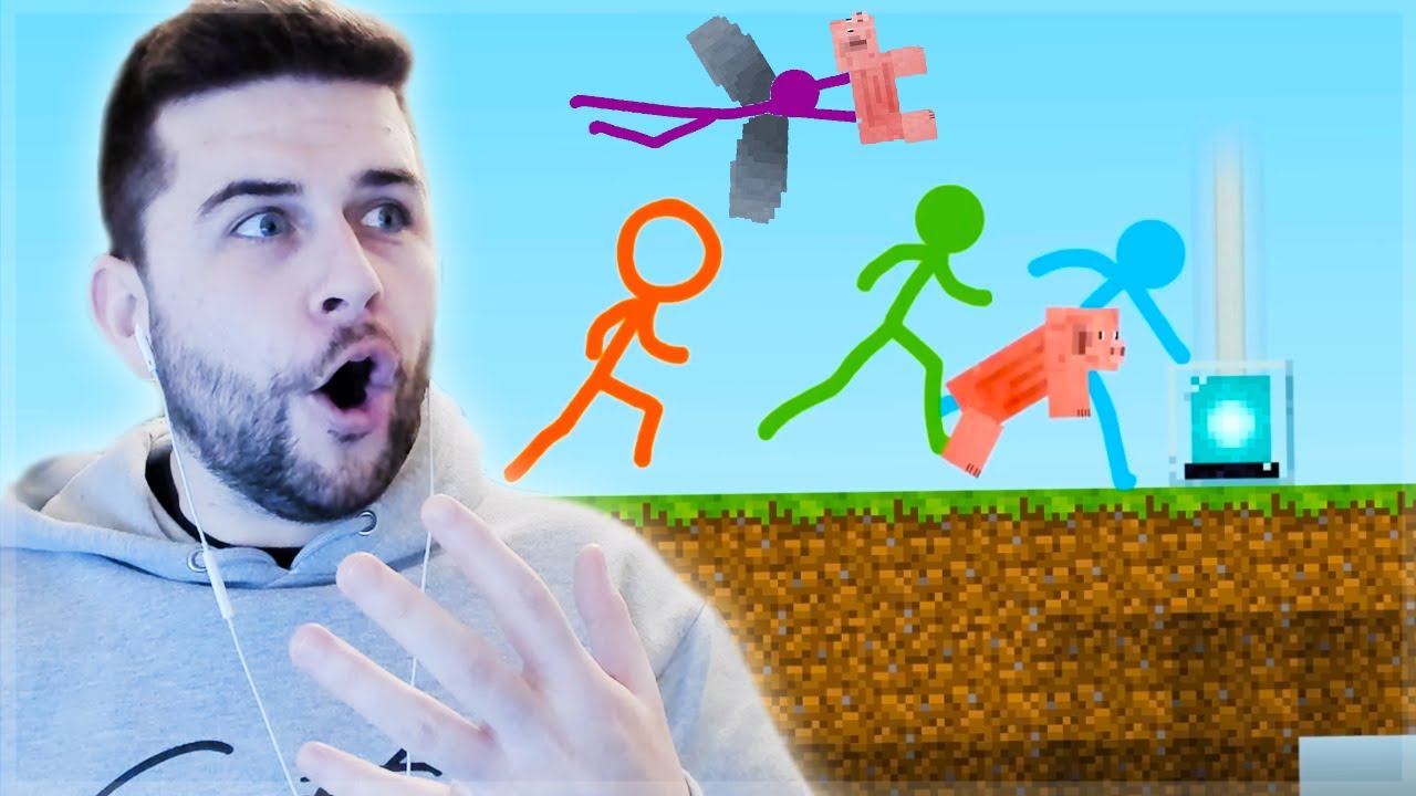РЕАКЦИЯ НА УДИВИТЕЛЬНУЮ АНИМАЦИЮ против Minecraft - СТИКМЕНЫ против ПАРКУРА AVM Shorts EP.22 Виде...