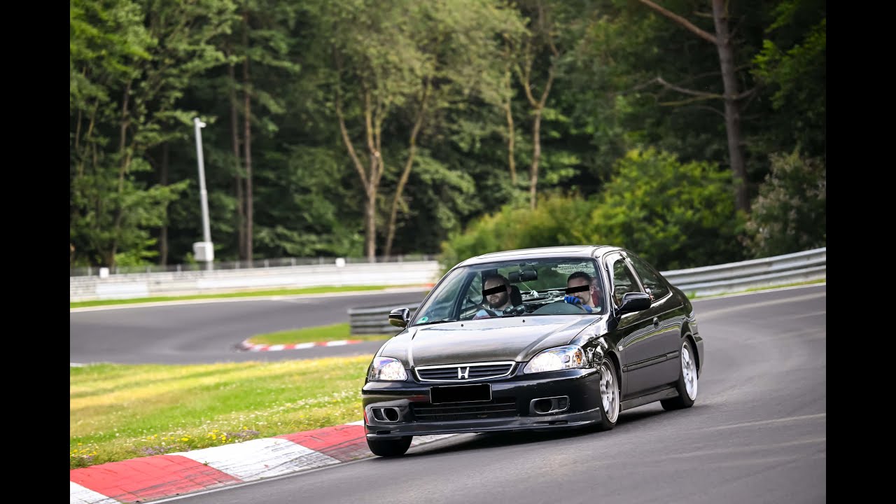 first time Nordschleife for the B16 swapped Civic EJ6
