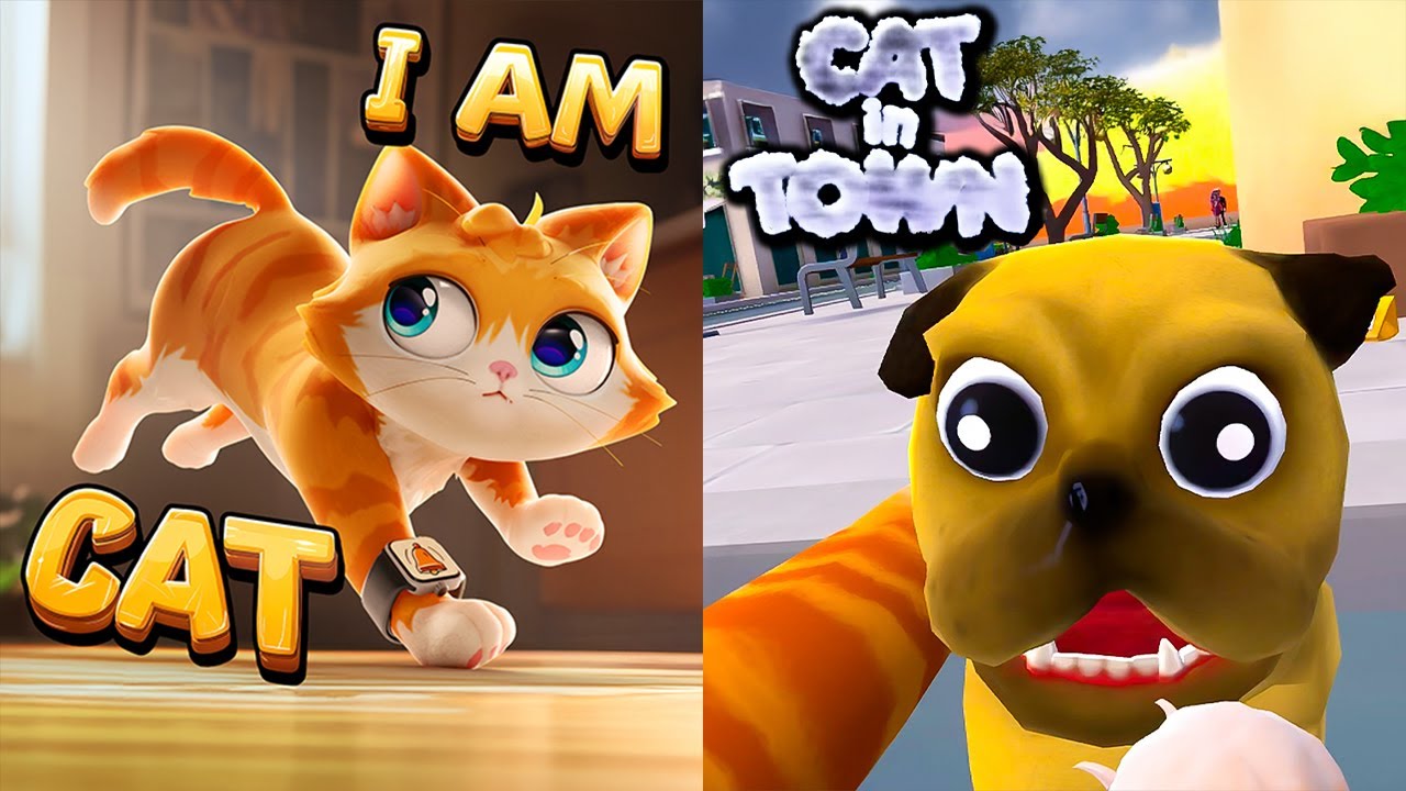 I Am Cat & Cat in Town | Full Game Walkthrough | No Commentary