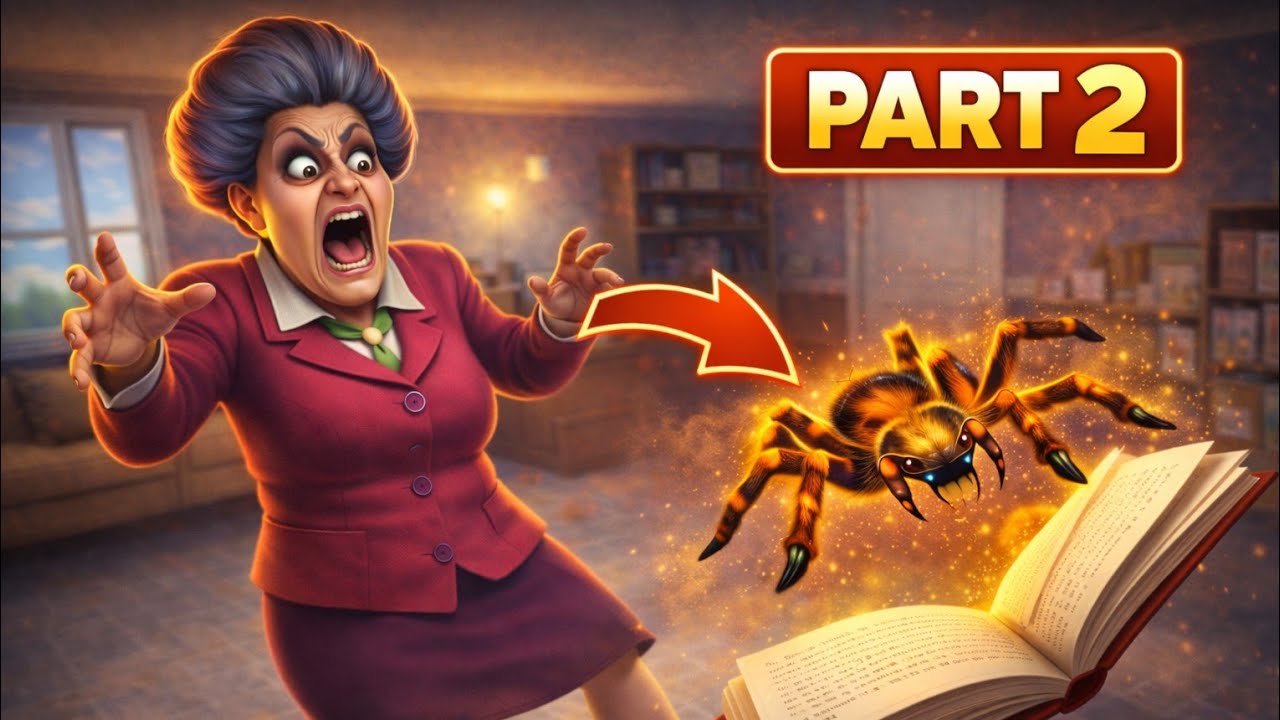 Scary Teacher Ke Book Mein Makri Chhupa Diya Part - 2