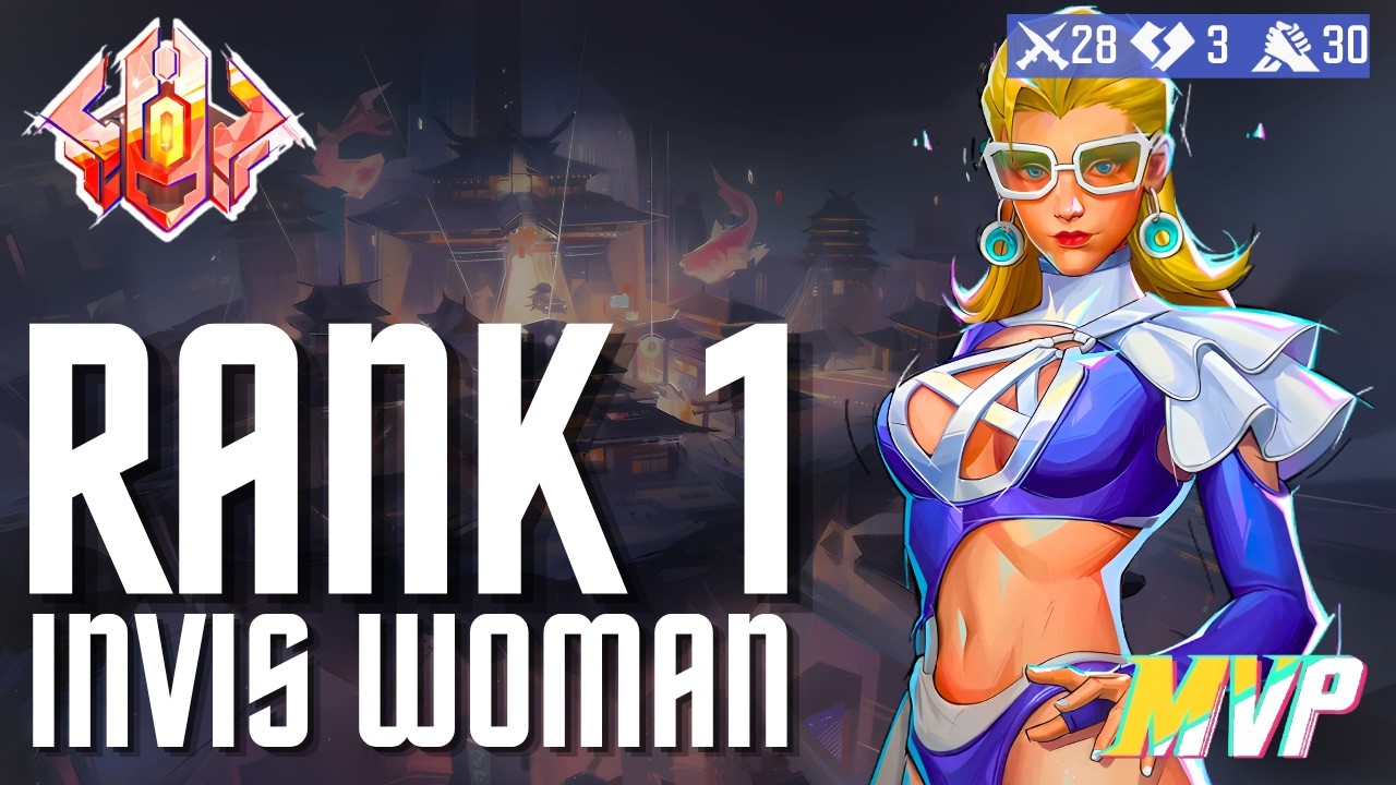 Sypeh | Rank 1 Invisible Woman Gameplay | Season 8 | Marvel Rivals