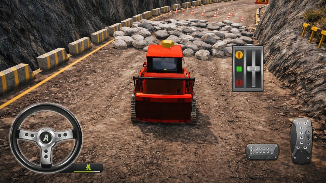 Construction Off Road simulator 3d android Games Rocks Loading 