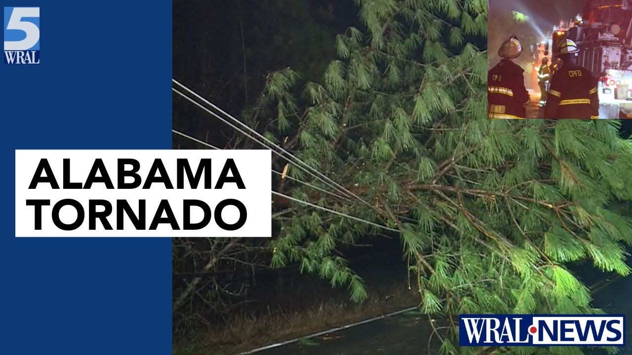 Tornado tracked through Alabama damaging homes, vehicles