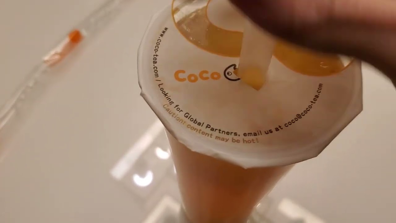 Review Coco Bubble Tea Passion Fruit Taste Test