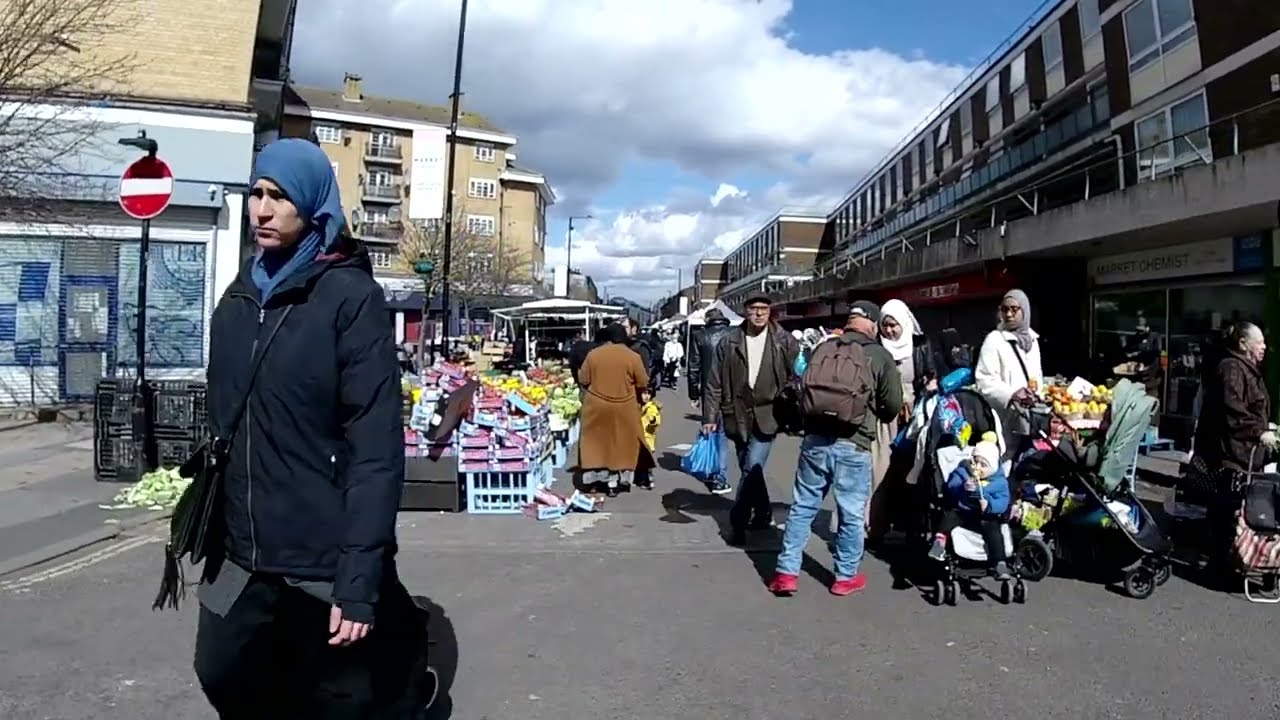 Church street market, London.