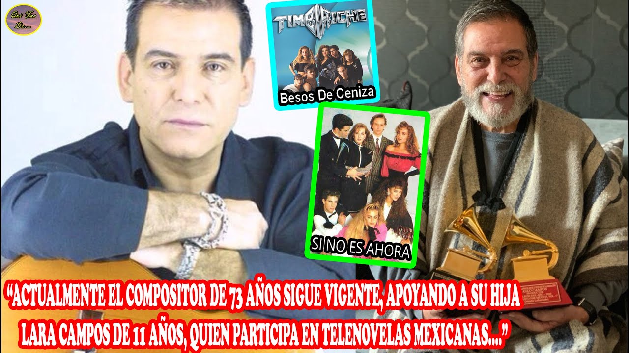 Kiko Campos, Gran Intérprete Y Compositor De Temas Como “Si No Es Ahora” Y Besos De Ceniza