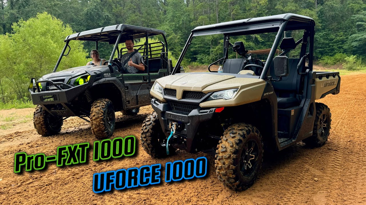 2024 CFMOTO UFORCE 1000 vs Kawasaki Mule Pro FXT 1000 LE Trail Riding