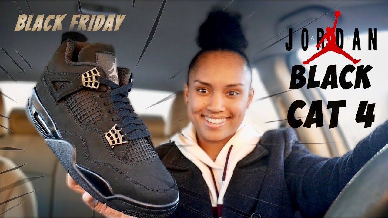 BLACK FRIDAY WAS INSANE !! Air Jordan 4 Black Cat Pick Up Vlog