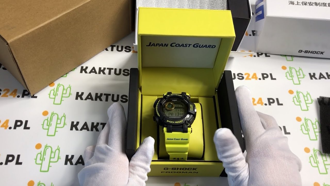 Casio G-Shock GWF-D1000JCG-9JR Japan Coast Guard unboxing
