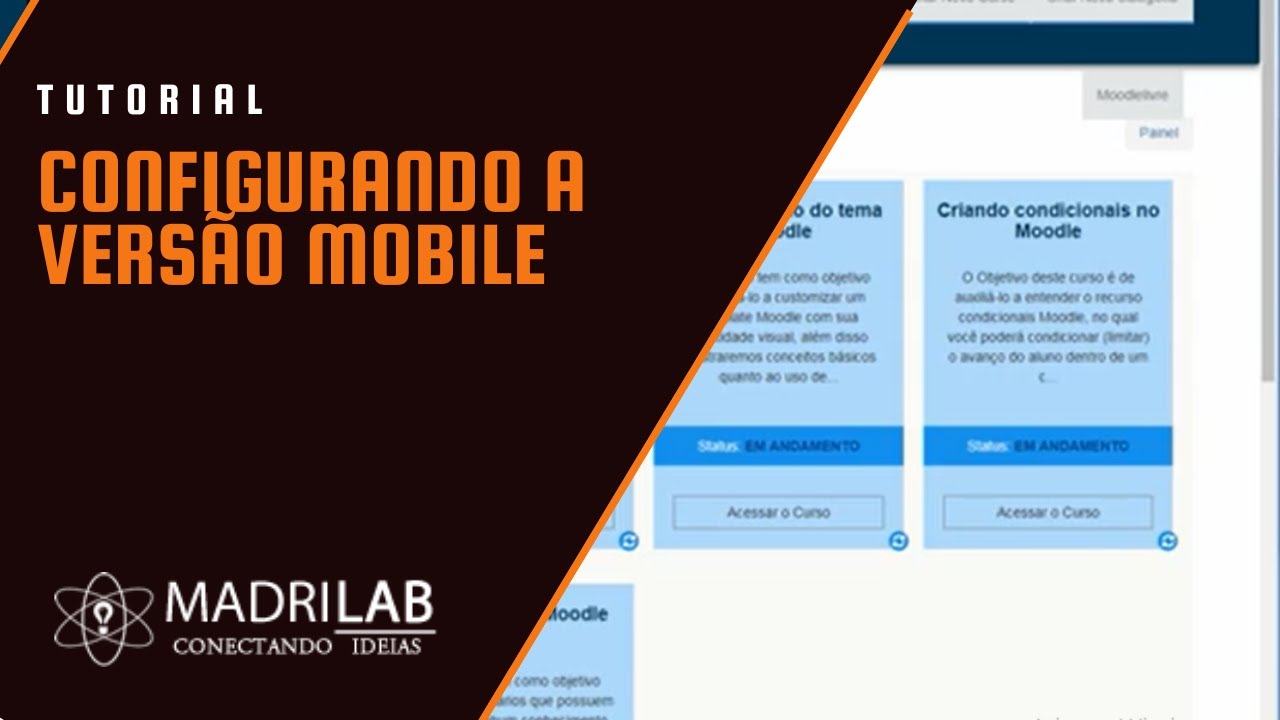 Como configurar o software moodle para a versão Mobile