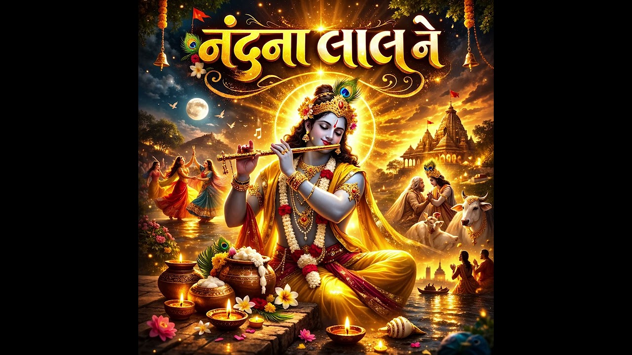 નંદના લાલ ને | Nand Na Lala Ne | Gujarati Krishna Bhajan 2026 | Radhe Radhe Govindo Gopal
