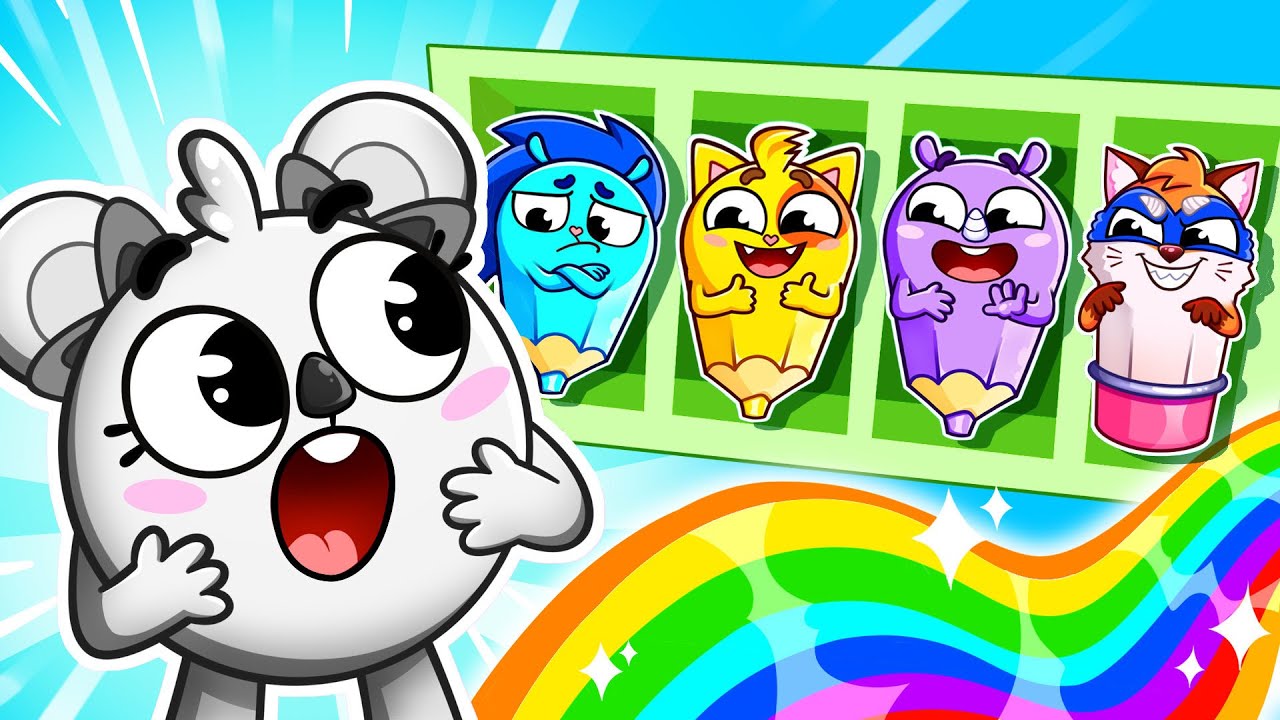 Find My Colour! 🌈 Let&rsquo;s Match the Colors! 👀Funny Kids Songs🐱 Muffin Socks