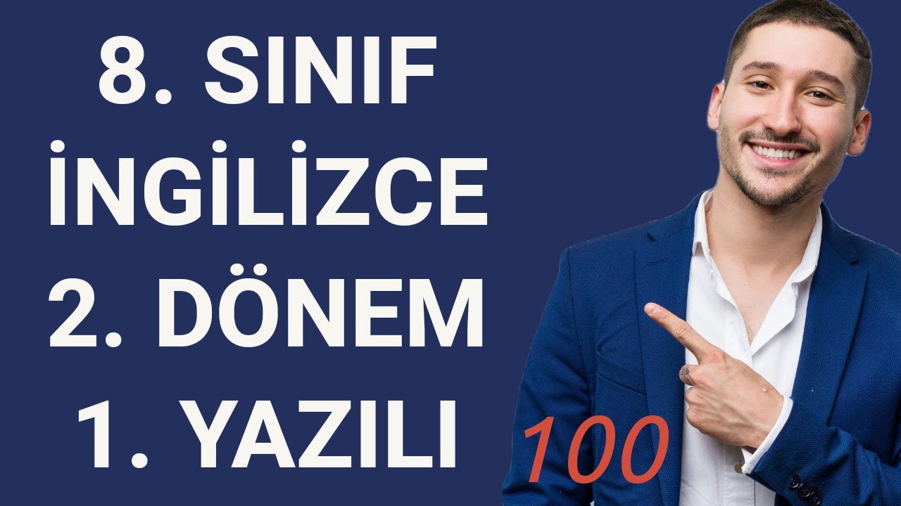 8. SINIF İNGİLİZCE 2. DÖNEM 1. YAZILI  2023-2024
