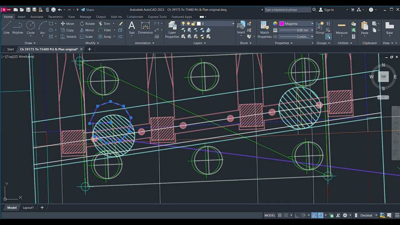 DWG super impose 