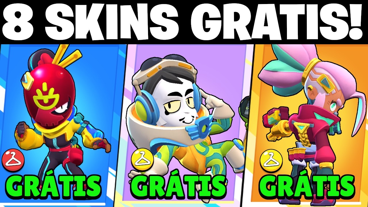 SKINS LEND&Aacute;RIAS GR&Aacute;TIS, NOVOS MODOS DE JOGO, NANO PODERES, EVENTOIS E MAIS! Brawl Stars