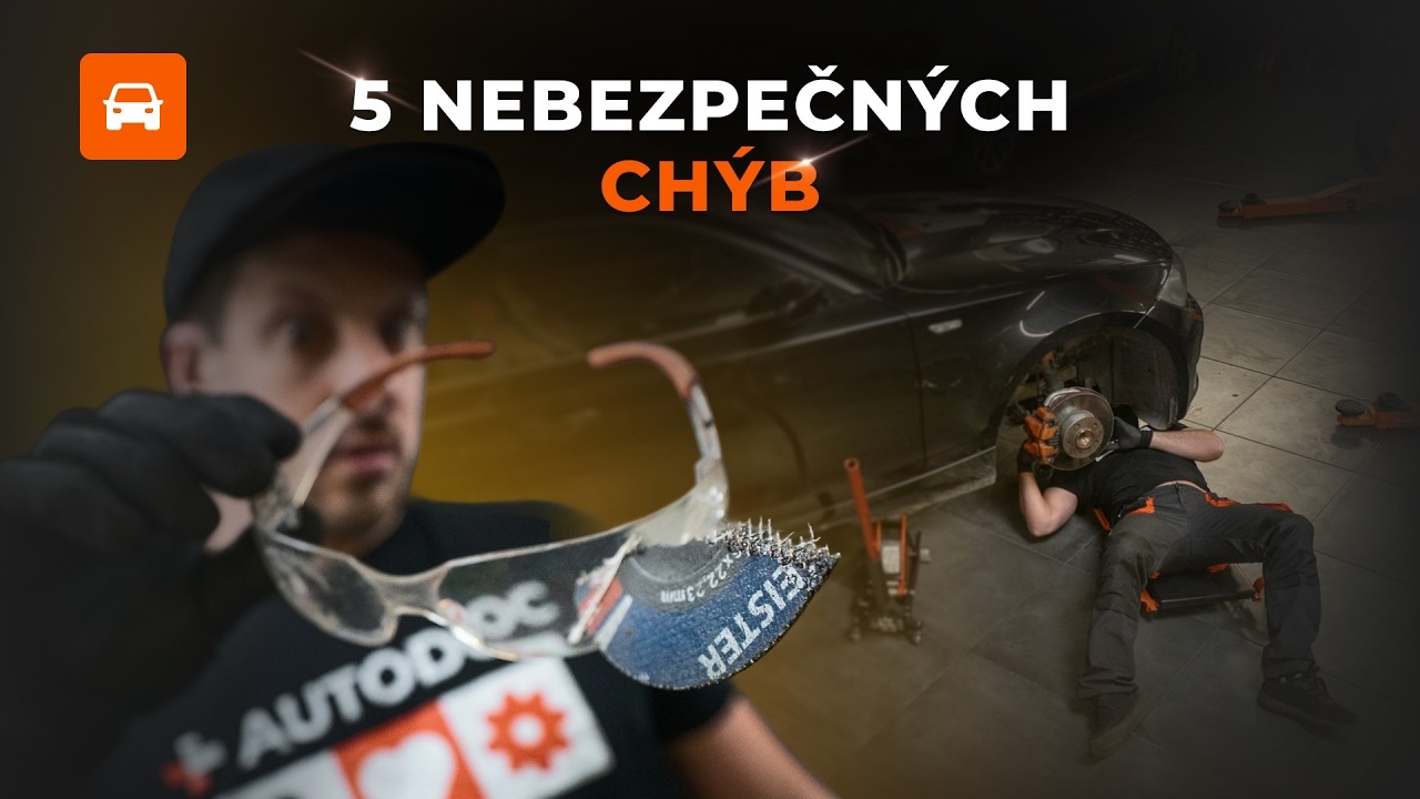 5 typických bezpečnostných chýb pri opravách áut
