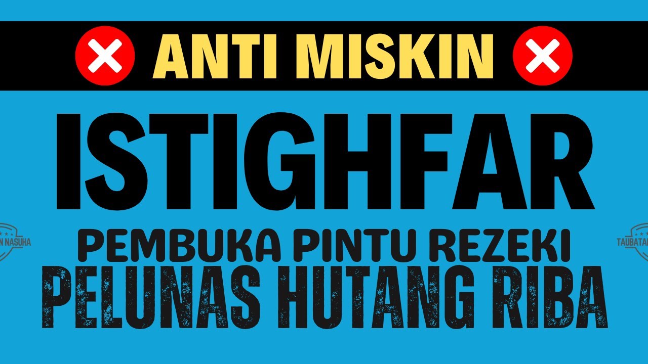 ALHAMDULILLAH😍 REZEKI MELIMPAH RUAH✅ SEMUA HUTANG LUNAS❤️ ISTIGHFAR TAUBATAN NASUHA