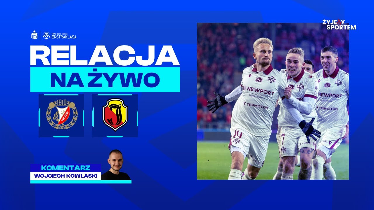 Widzew Łódź - Jagiellonia Białystok | MECZ NA ŻYWO | PKO BP Ekstraklasa RELACJA LIVE STUDIO